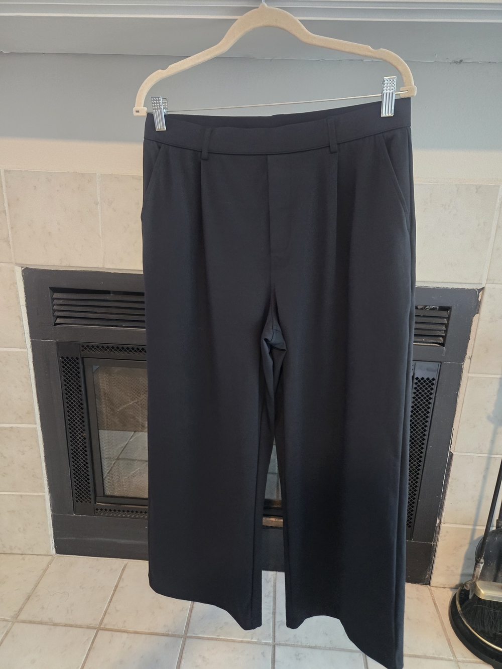 HALARA Black Wide Leg Dress Pants